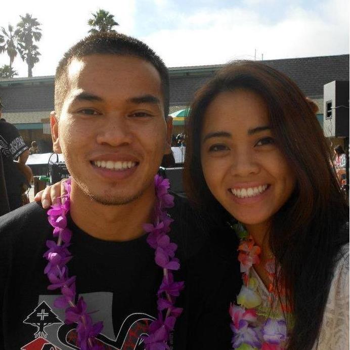 At Theresa's best friend's luau