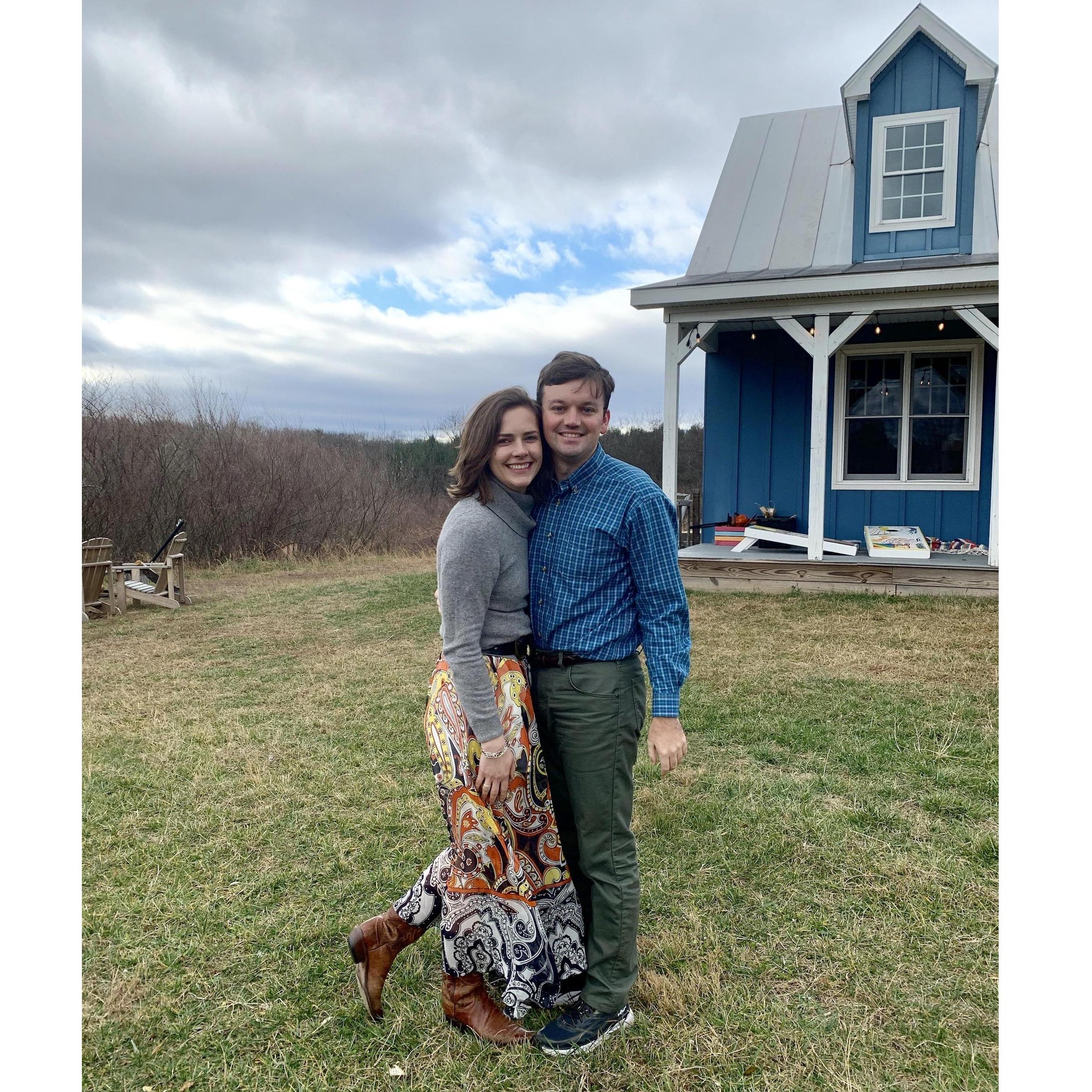 Thanksgiving with Joshua's family -- 2 weeks into dating!