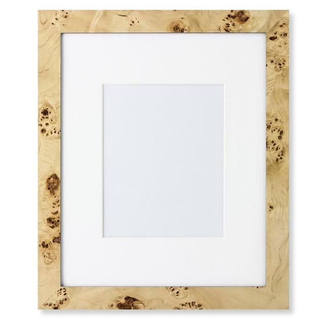 Exotic Burl Wood Gallery Picture Frame, 8" X 10"