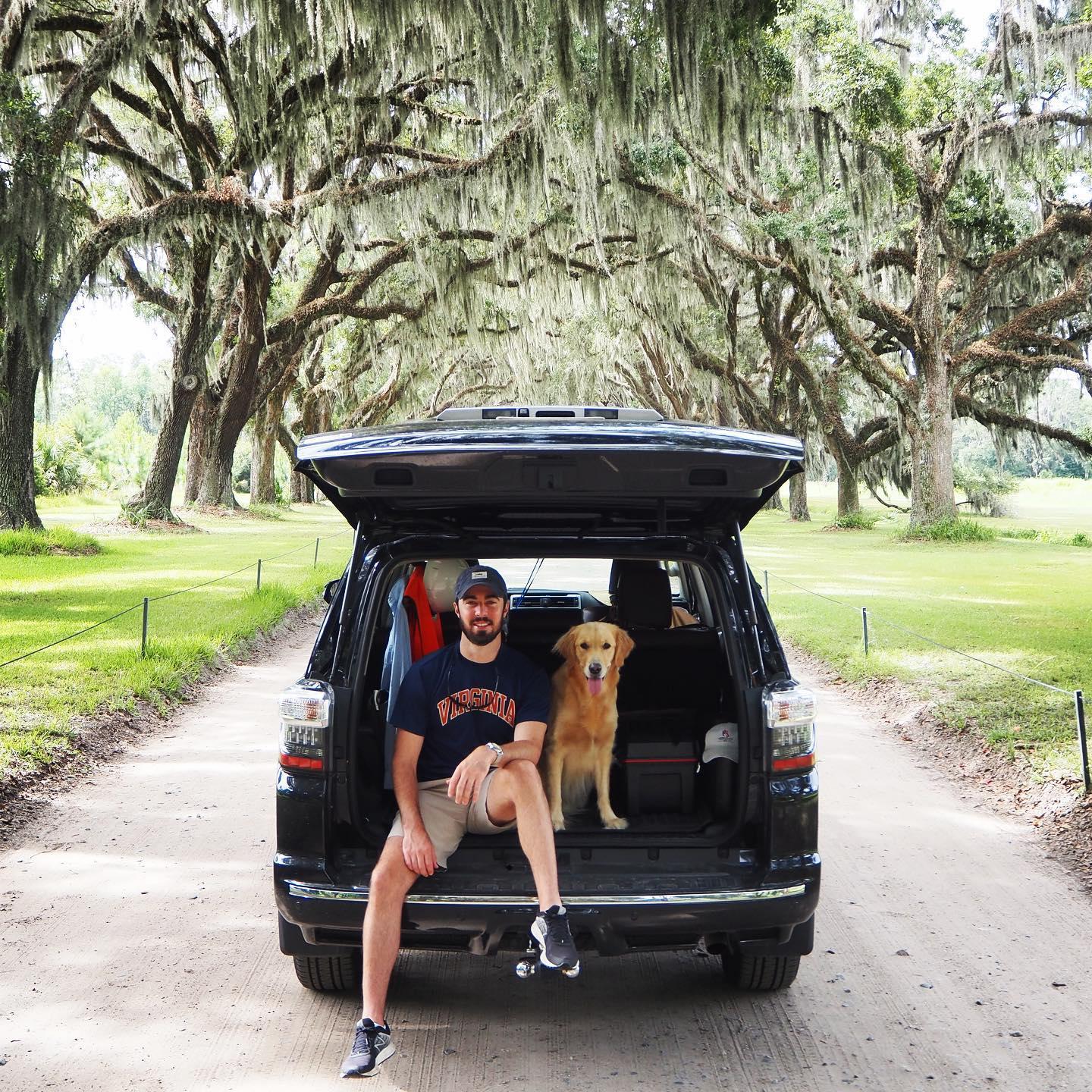 Wormsloe Historic Site.  Rio could barely handle the squirrels.