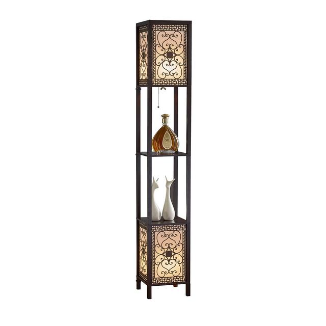 Artiva USA Infinity 64" Heart Shelf Floor Lamp