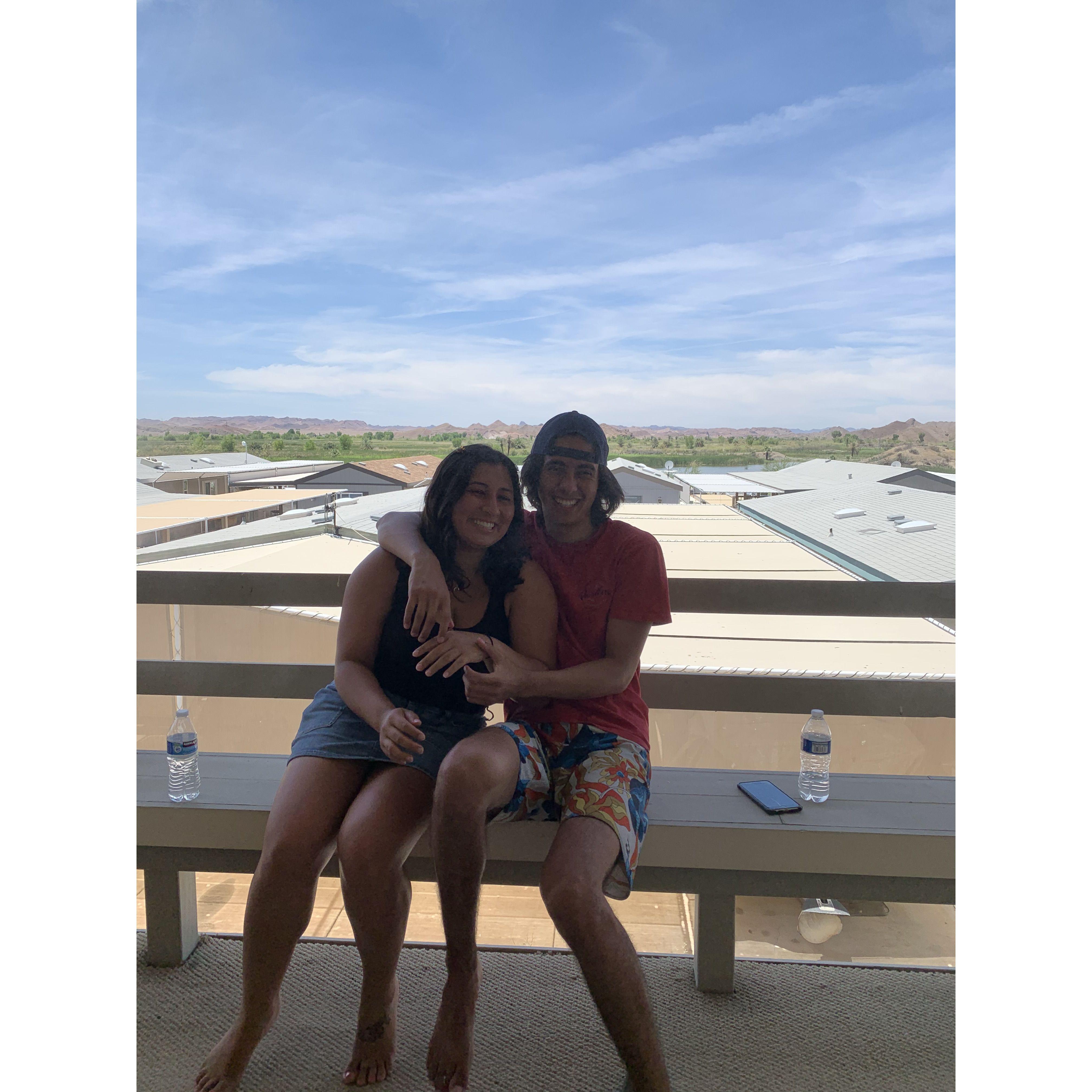 5.31.2020 -Tommy’s first time at the river house in AZ