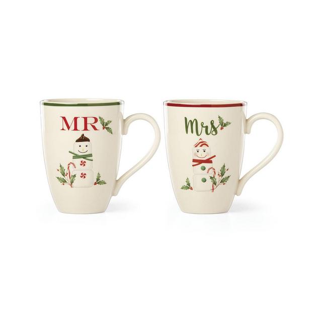 Lenox Mr. and Mrs. Marshmellow Mug Set