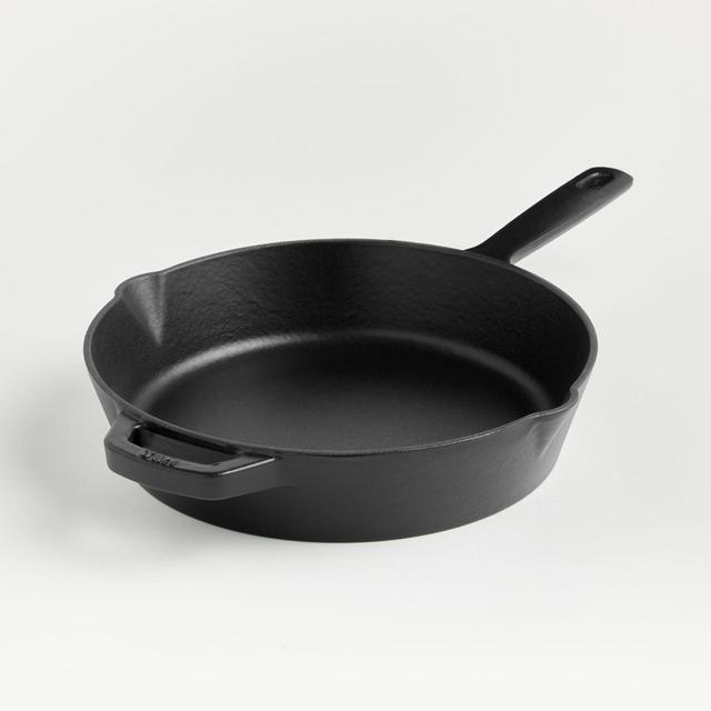 Milo by Kana Cast Iron Cookware Ultimate Skillet 10" Black