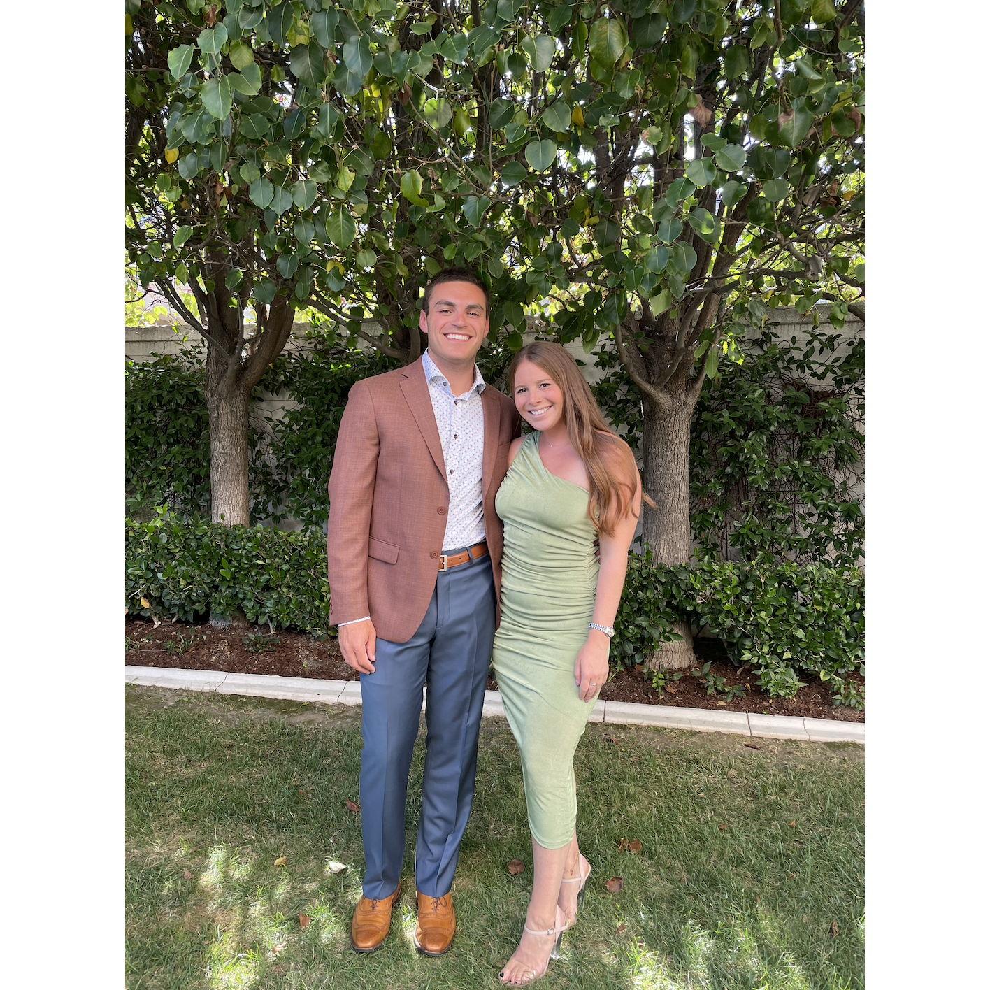 California for a family bat mitzvah.