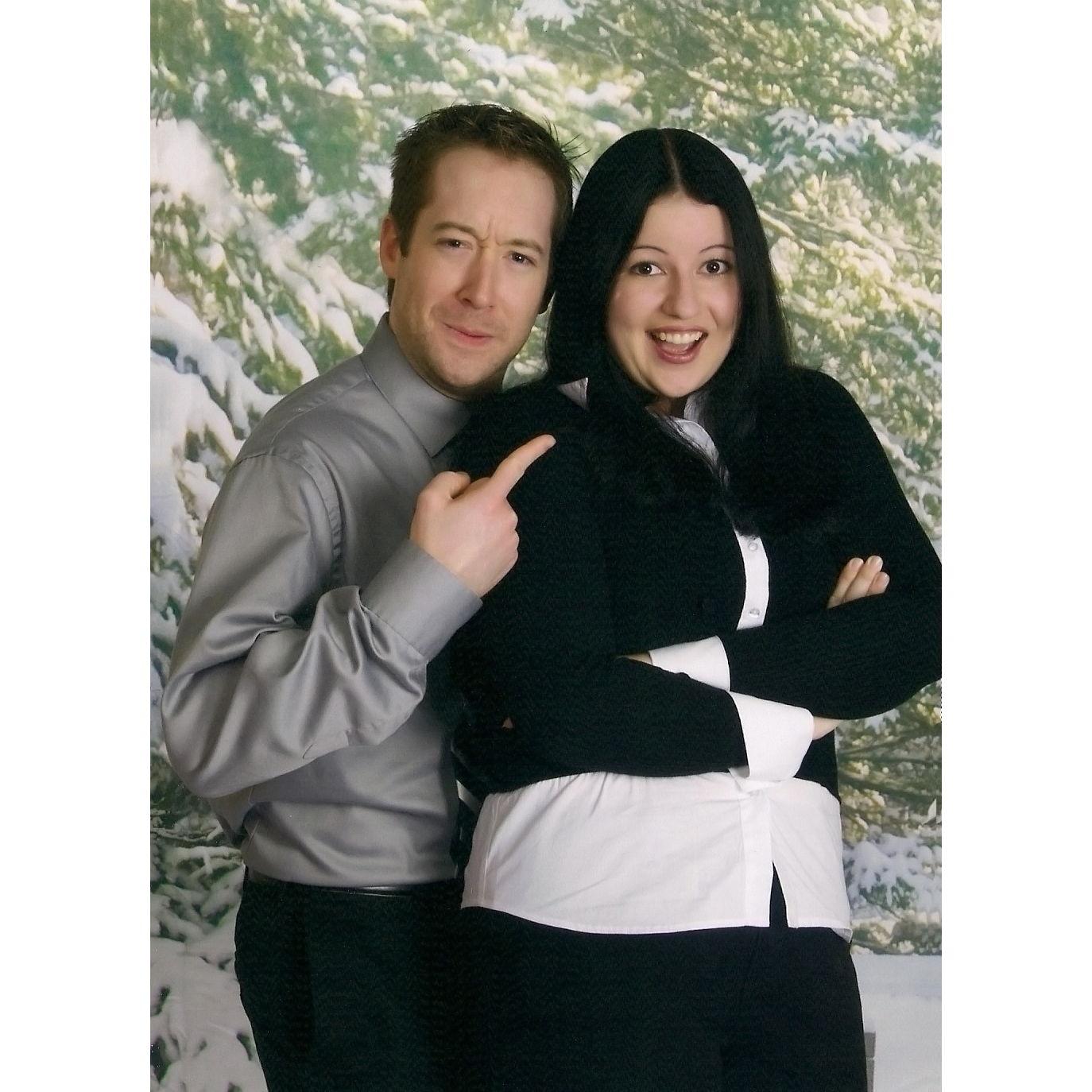 Andy and Ally's failed attempt at having professional photos taken (~2014)
