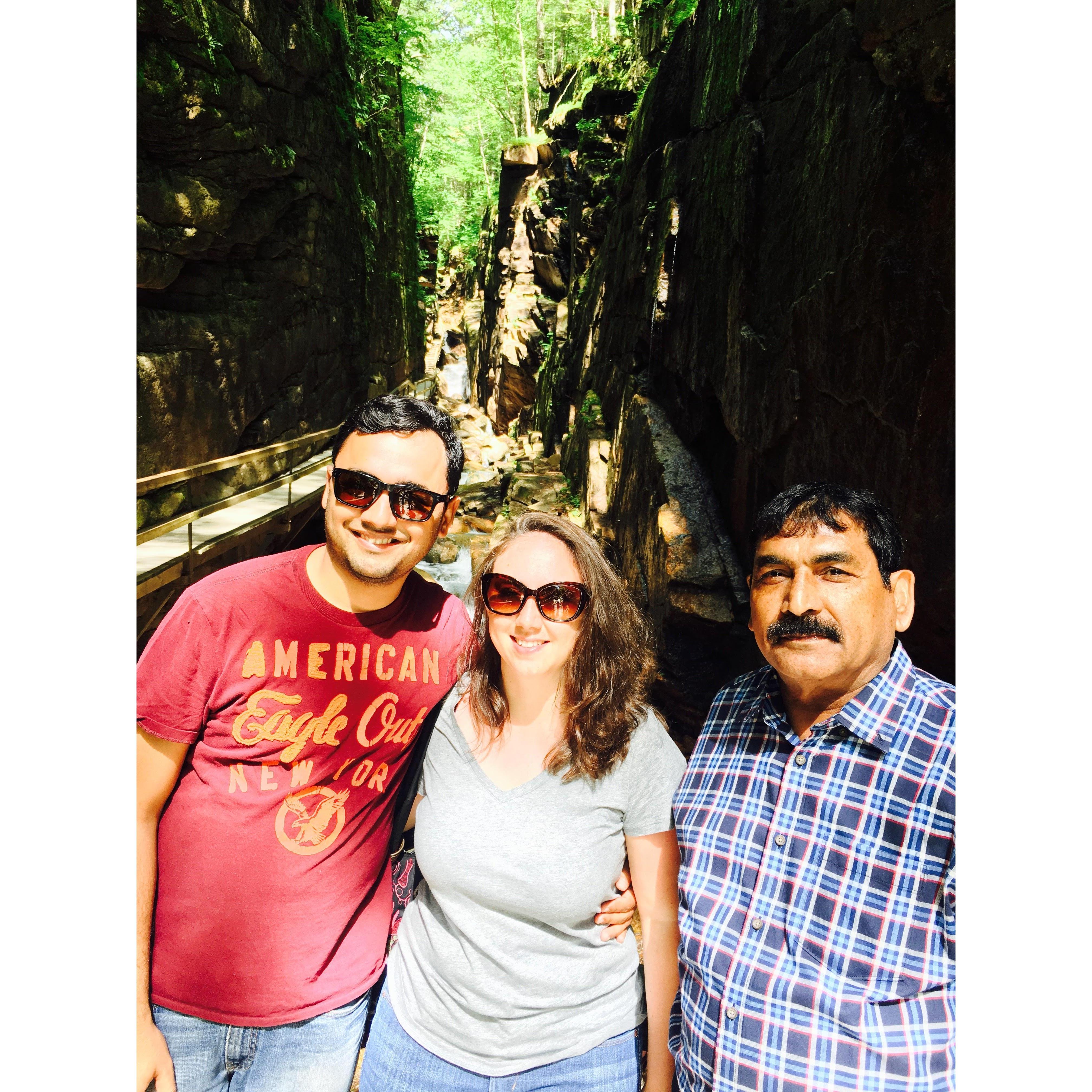 Hiking the Flume in NH