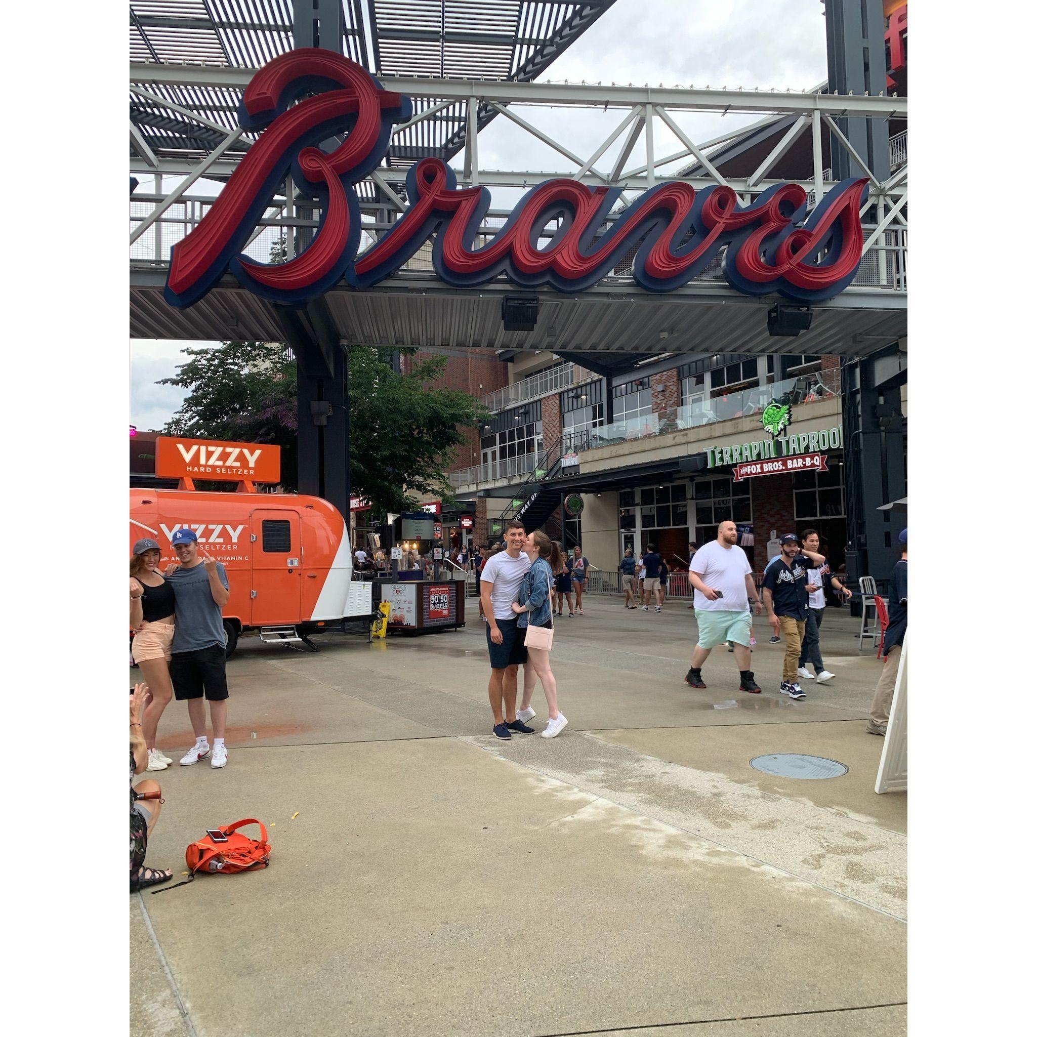 Braves v Dodgers at Truist Park