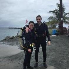 Surprise trip to Puerto Rico to finish Margie's Scuba diving license.
