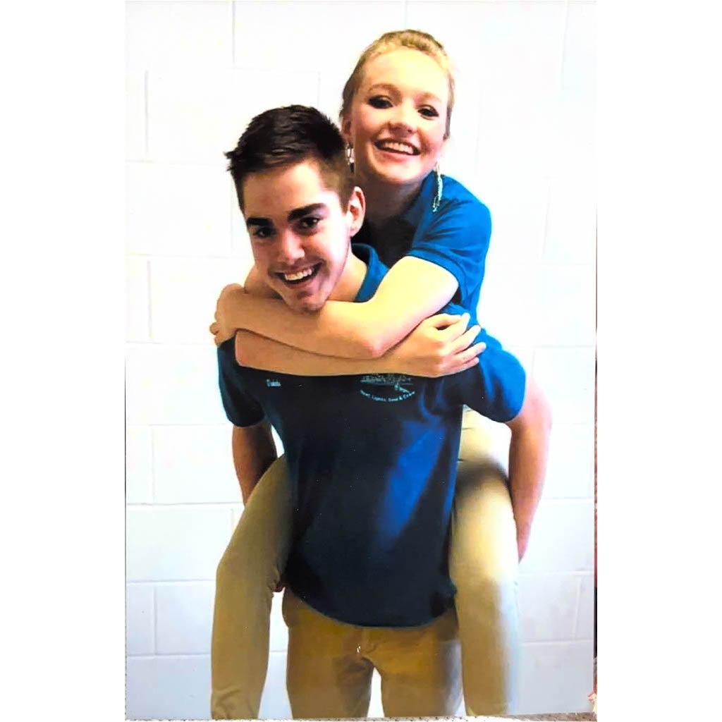 One of our first photos in 2016 when we started dating!
