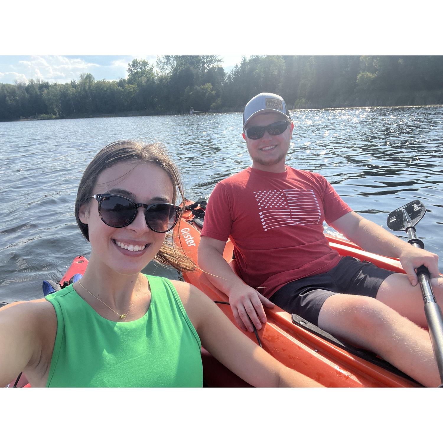 Kayaking at Alaska Lake