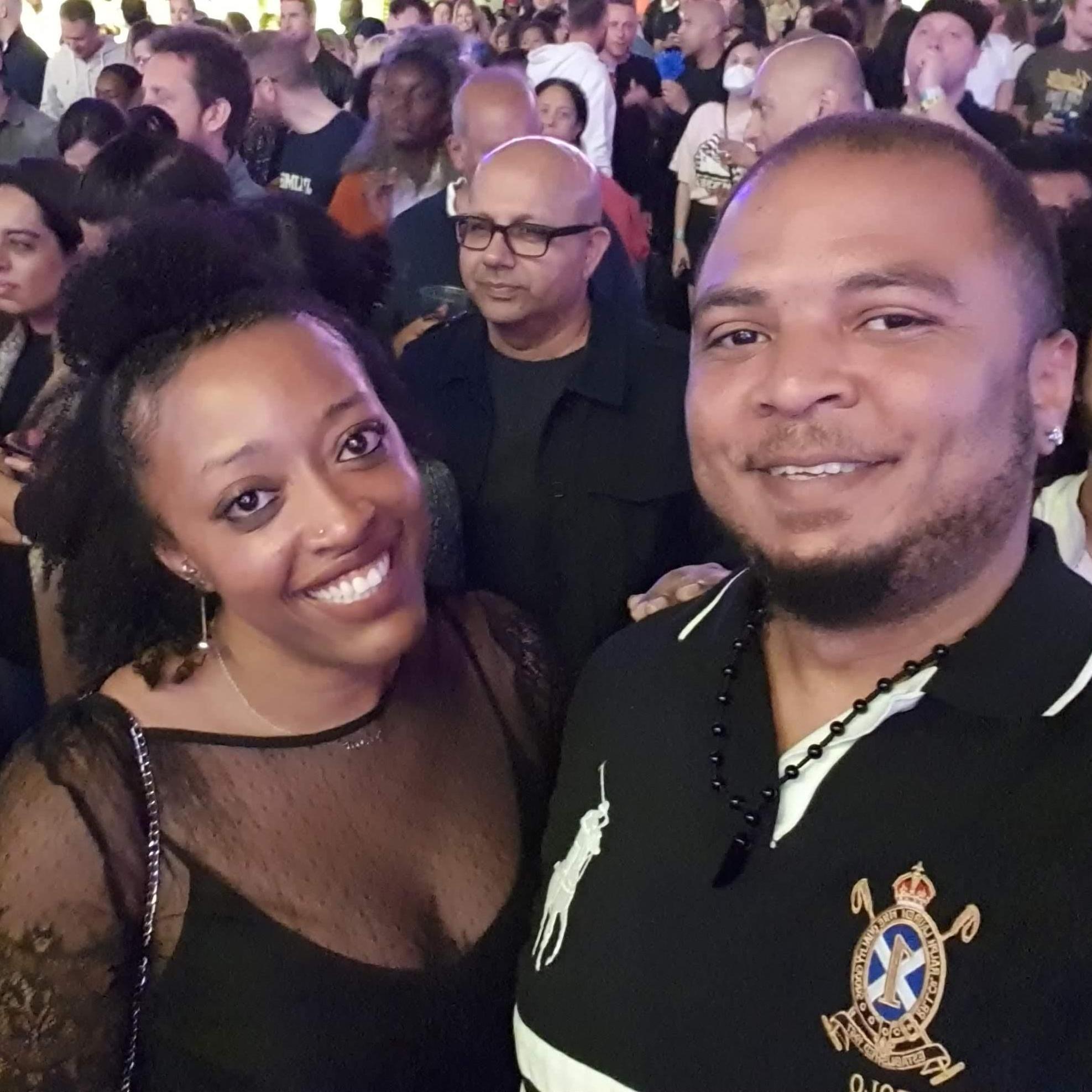 Watching the one and only Lauryn Hill in Dubai, one of Brittany's favorite artists.