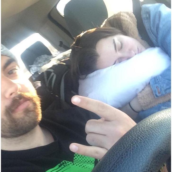 Roadtrip Part 1. I just got a job in NJ so Syd helped me drive out there from MN. And by help, I mean she basically did a whole bunch of this while I drove.