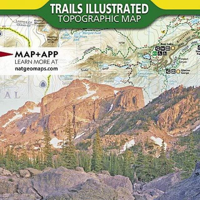 Rocky Mountain National Park (National Geographic Trails Illustrated Map)