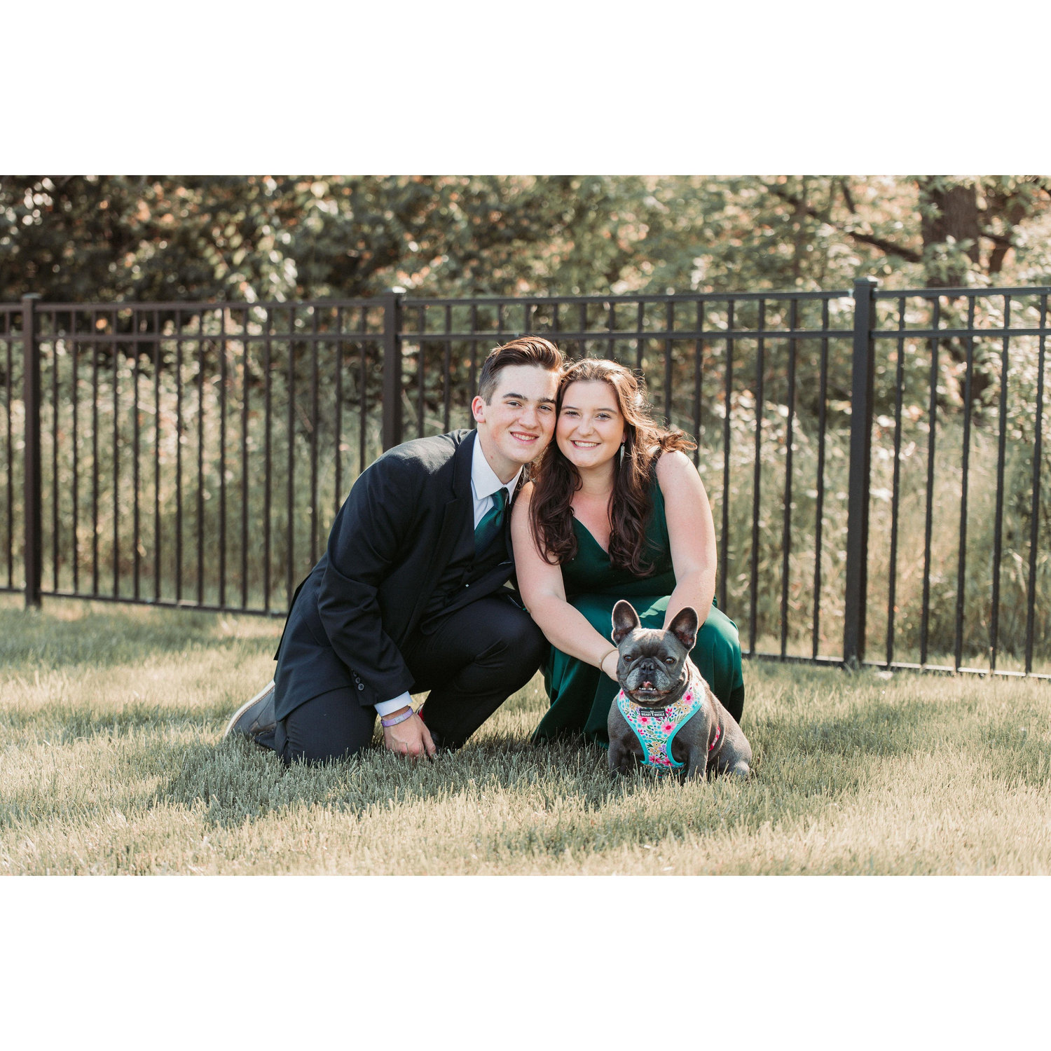 Danny's senior prom (with our favorite French girl)!