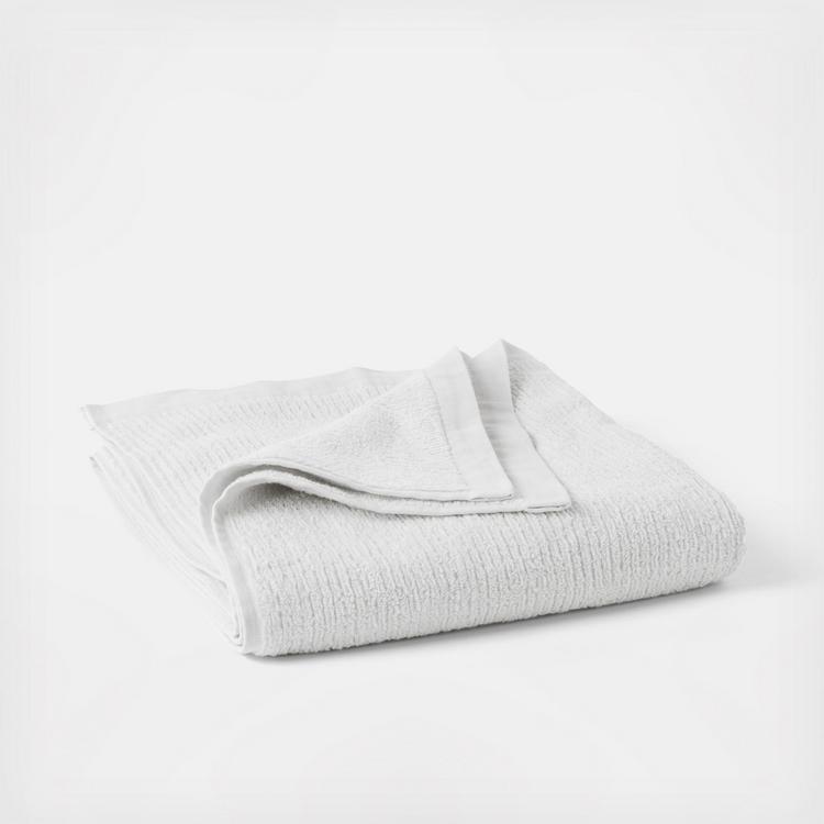 Coyuchi Temescal Organic Ribbed 6-Piece Towel Set - Seal