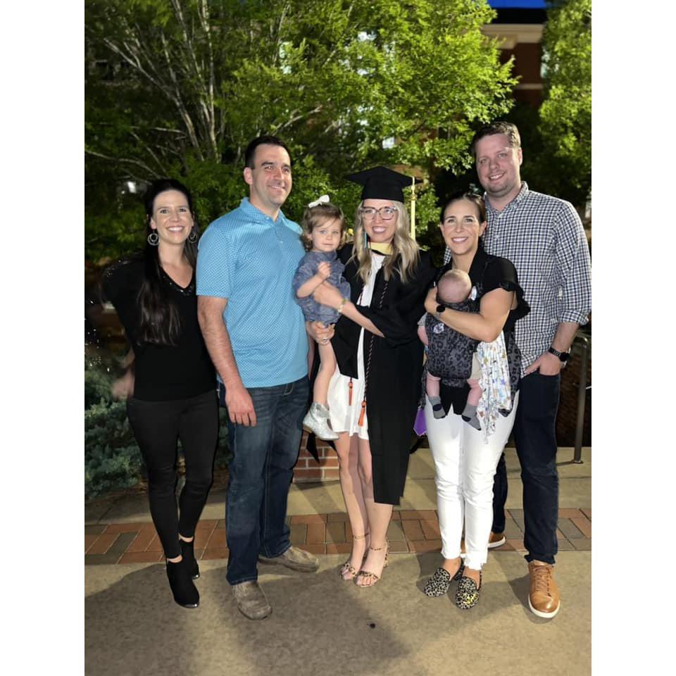 Graduating from Auburn with my masters!