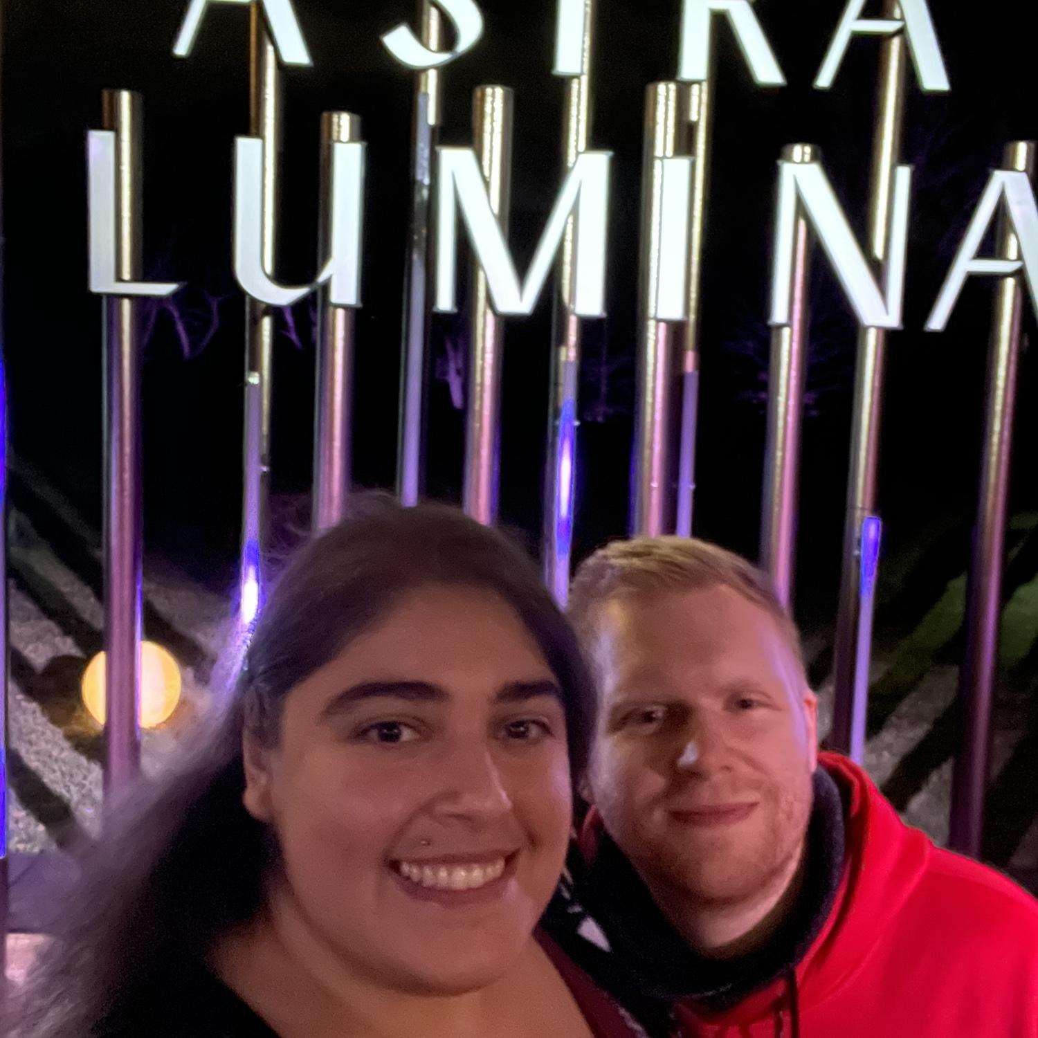 We went to the Astra Lumia event at the New York botanical garden and had a great time looking at all of the light installations.