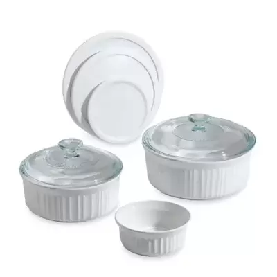 CorningWare® French White® 8-Piece Bakeware Set