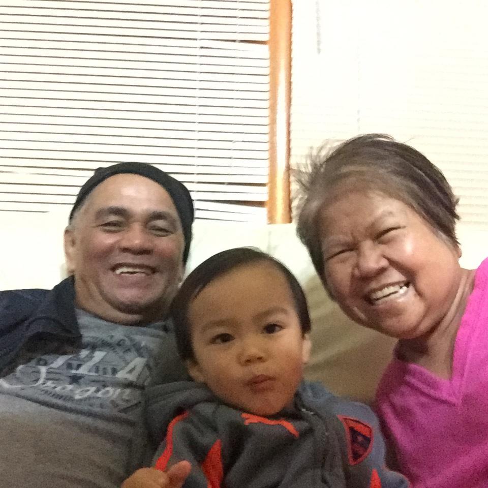 Grandpa, Kenji and Grandma