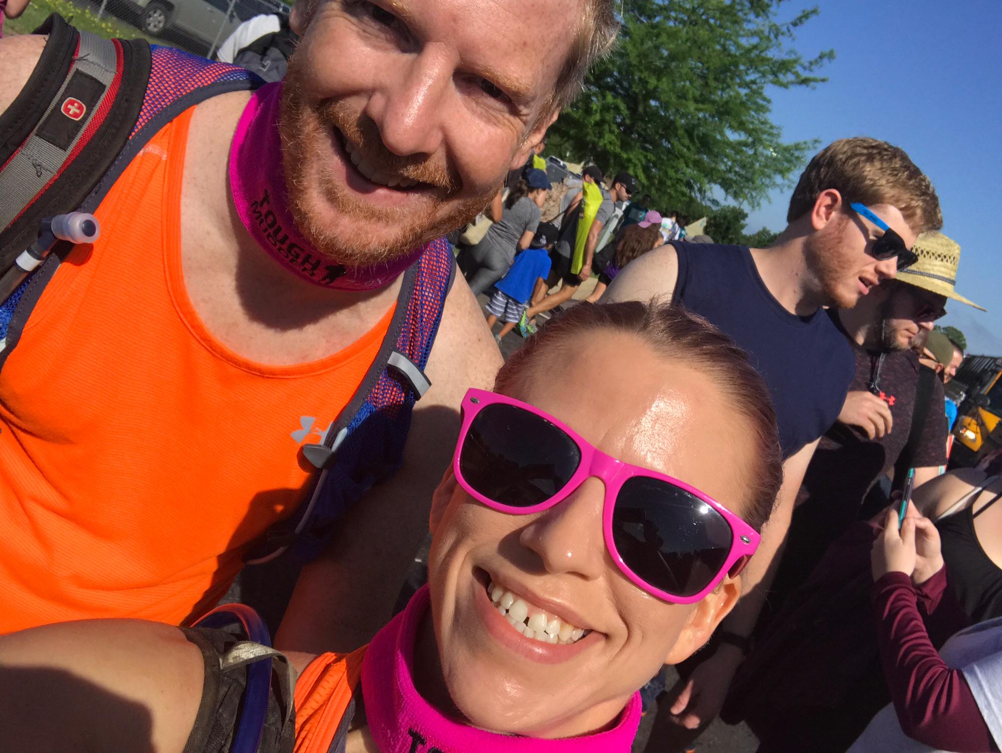 I really wish we would have chosen the neon outfit. Tough Mudder Central Texas, May 2019