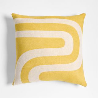 Sunbrella Retro Curves Outdoor Throw Pillow