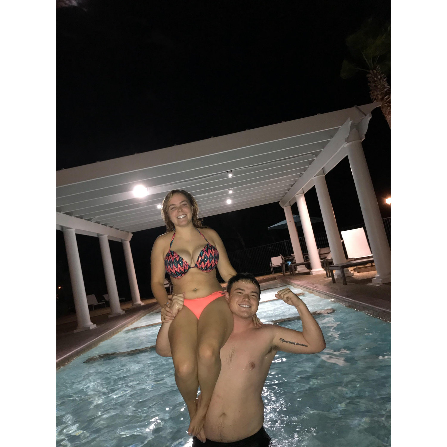 We truly lift each other up, mentally and physically (well, Zach does the physically part lol).