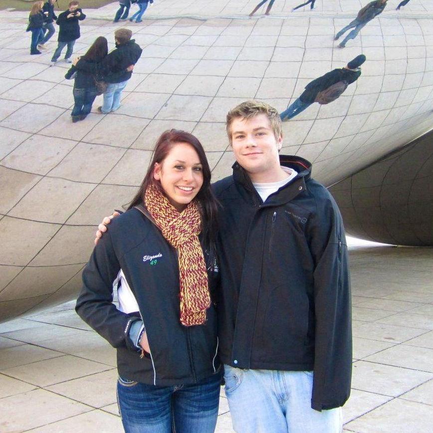 First trip together ever--we drove to Chicago to see Bon Iver in concert in December 2011. We planned the trip before we were officially dating and became "official" by the time the trip happened.