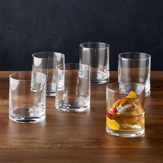 Black and White Collection Double Old Fashioned Glass, Set of 6
