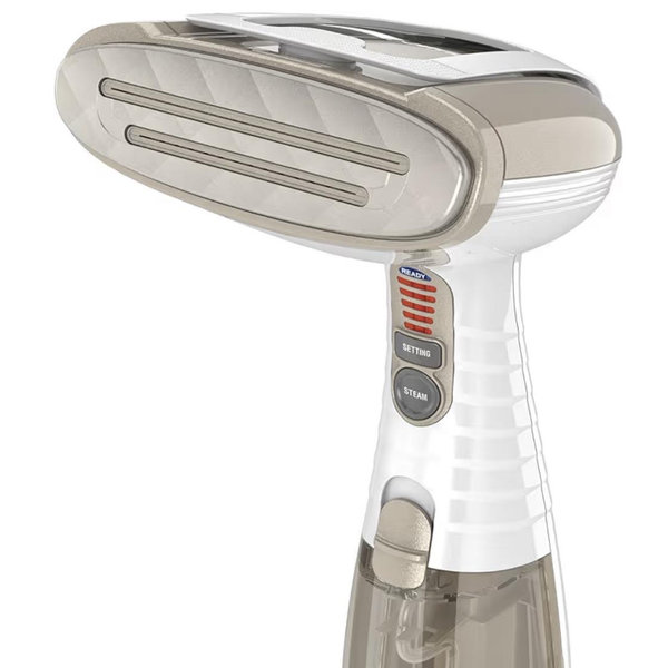 Conair Turbo Extreme Steam Hand Held Fabric Steamer, GS59X, 1875W, 15 min, 7.3 oz, White/Champagne