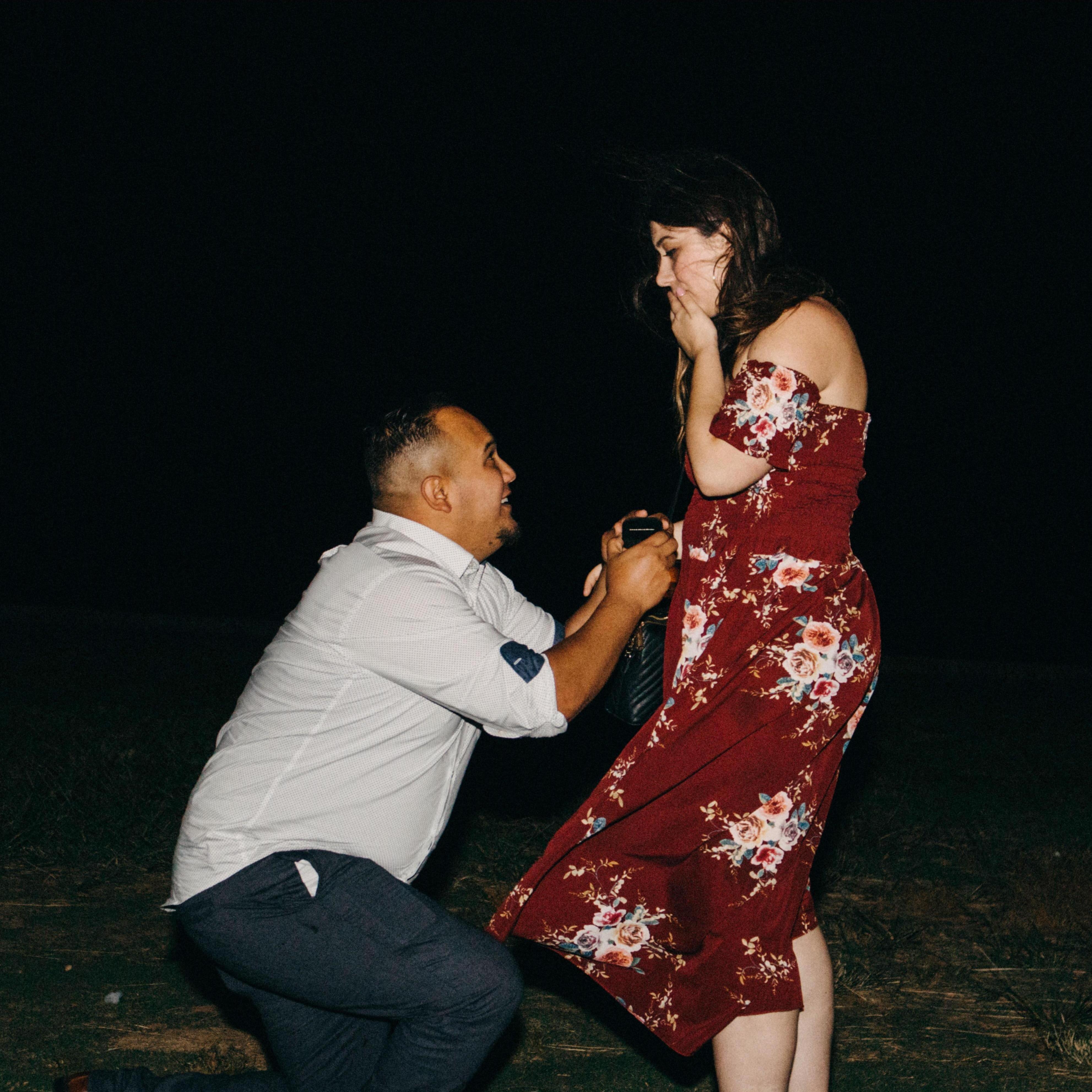 When Manuel popped the question!