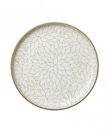 Camellia Etched Serving Platter