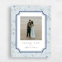 Blue Wedding Thank You - Vasara Photo