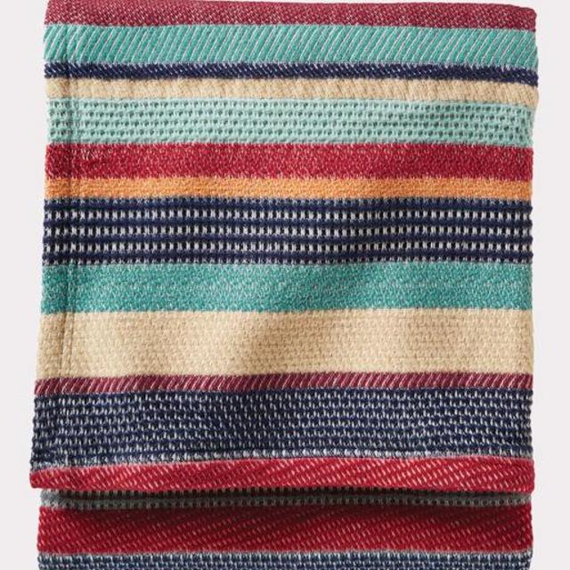 CHIMAYO STRIPE COTTON THROW