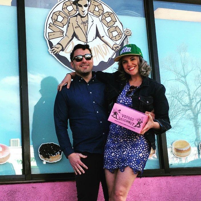 Honestly, our first major fight was over who got the last Voodoo donut