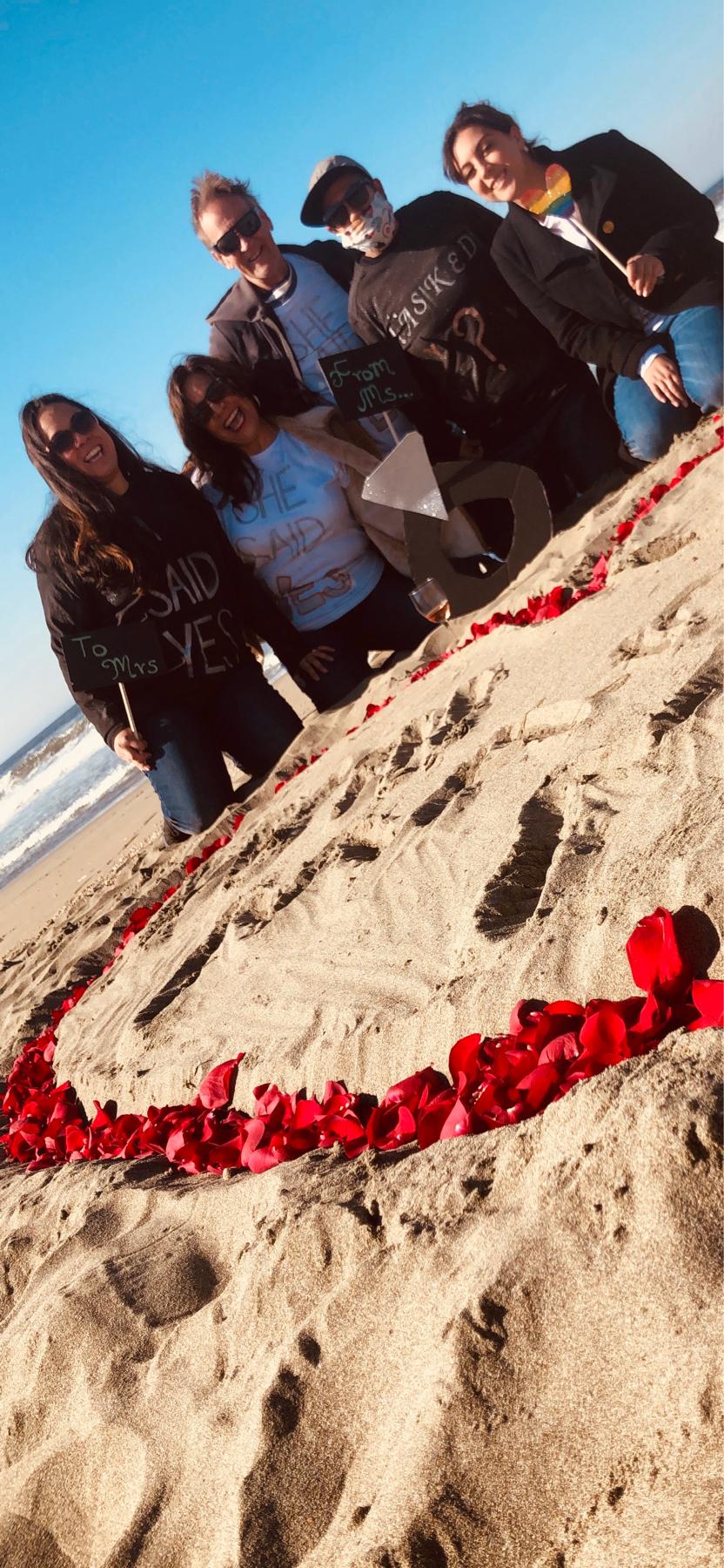She said yes!