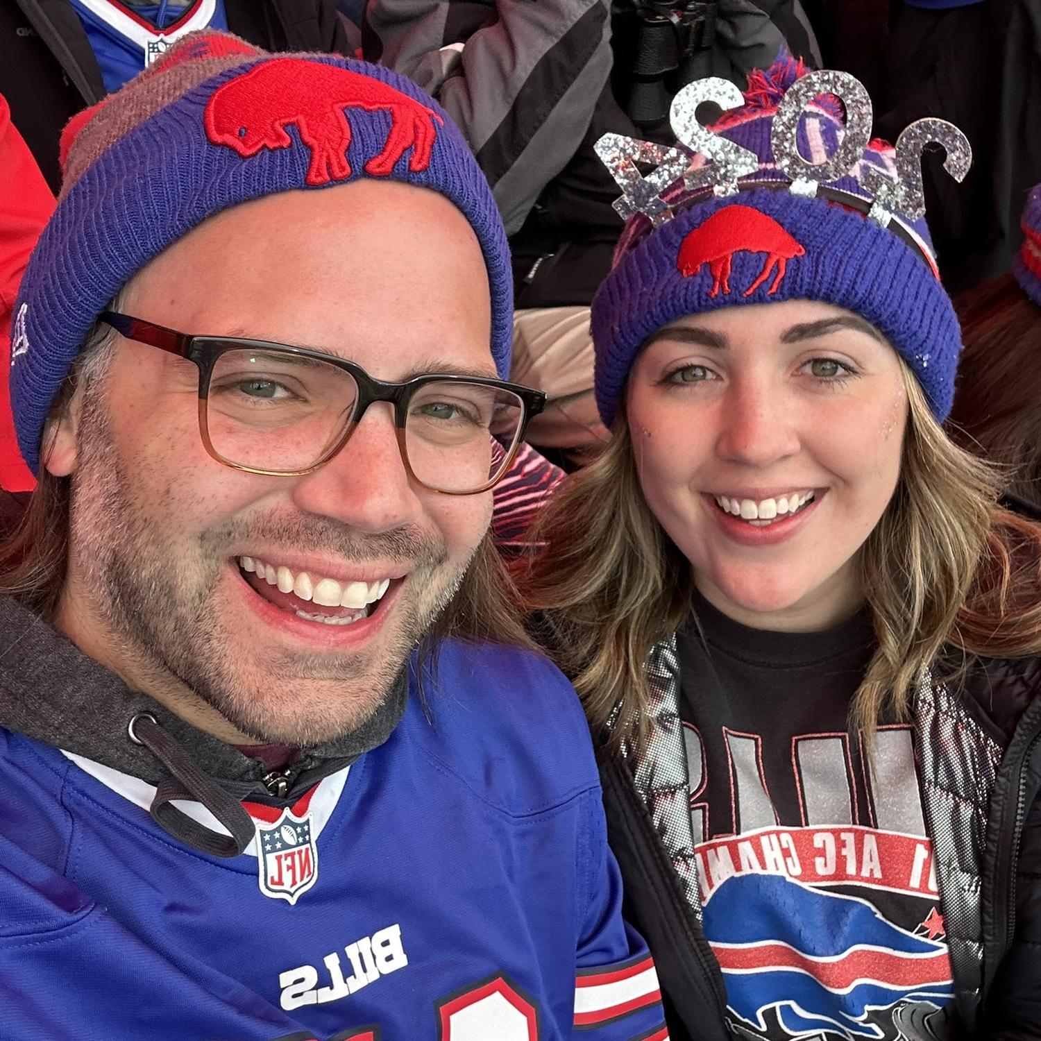 Celebrated the New Year! Go Bills! @Highmark Stadium