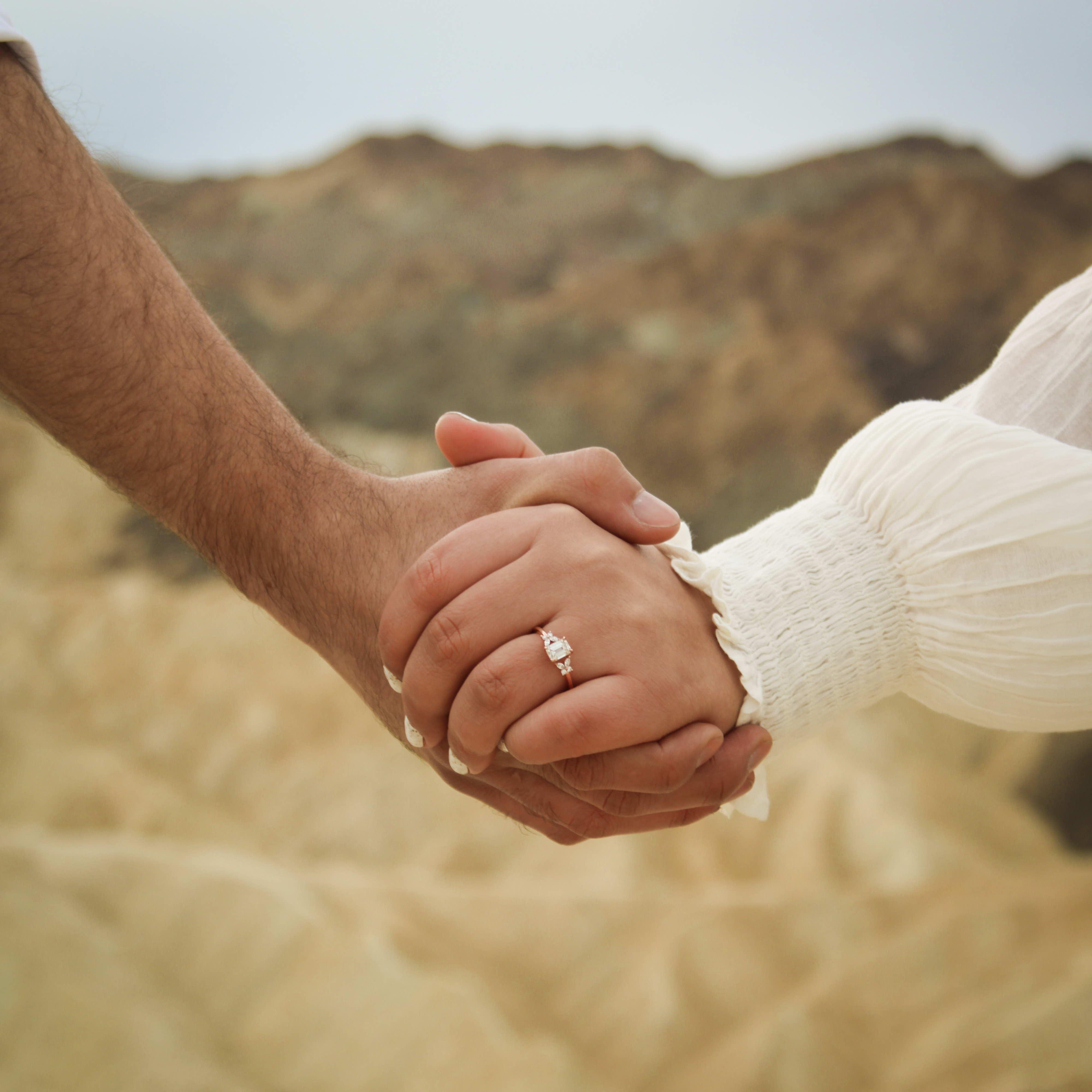 Engagement Photos the day after he proposed at Zabriskie Point in Death Valley. Jan 2021