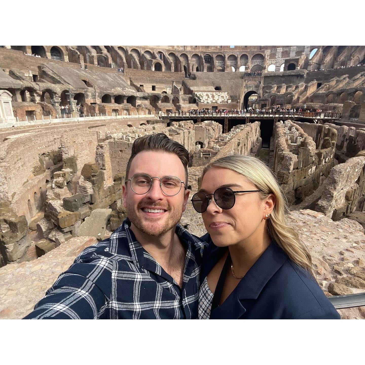 The Colosseum in Rome