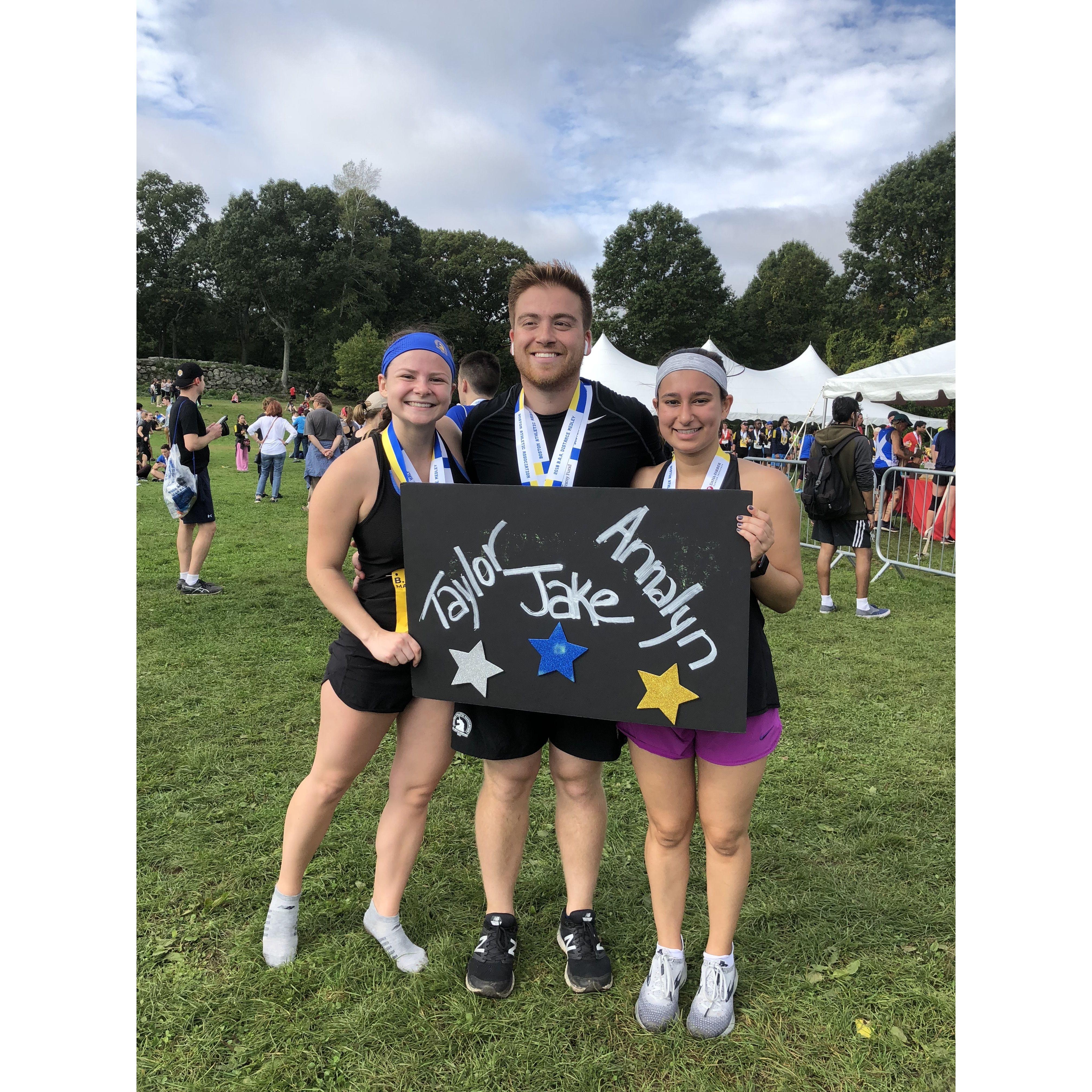 We all became runners in Boston