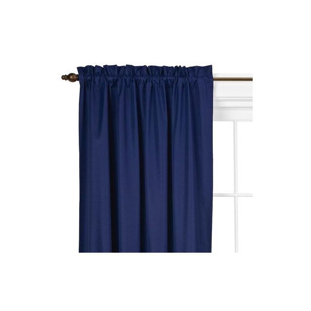 84" X 42" Braxton Thermaback Blackout Window Curtain Panel Blue - Eclipse
