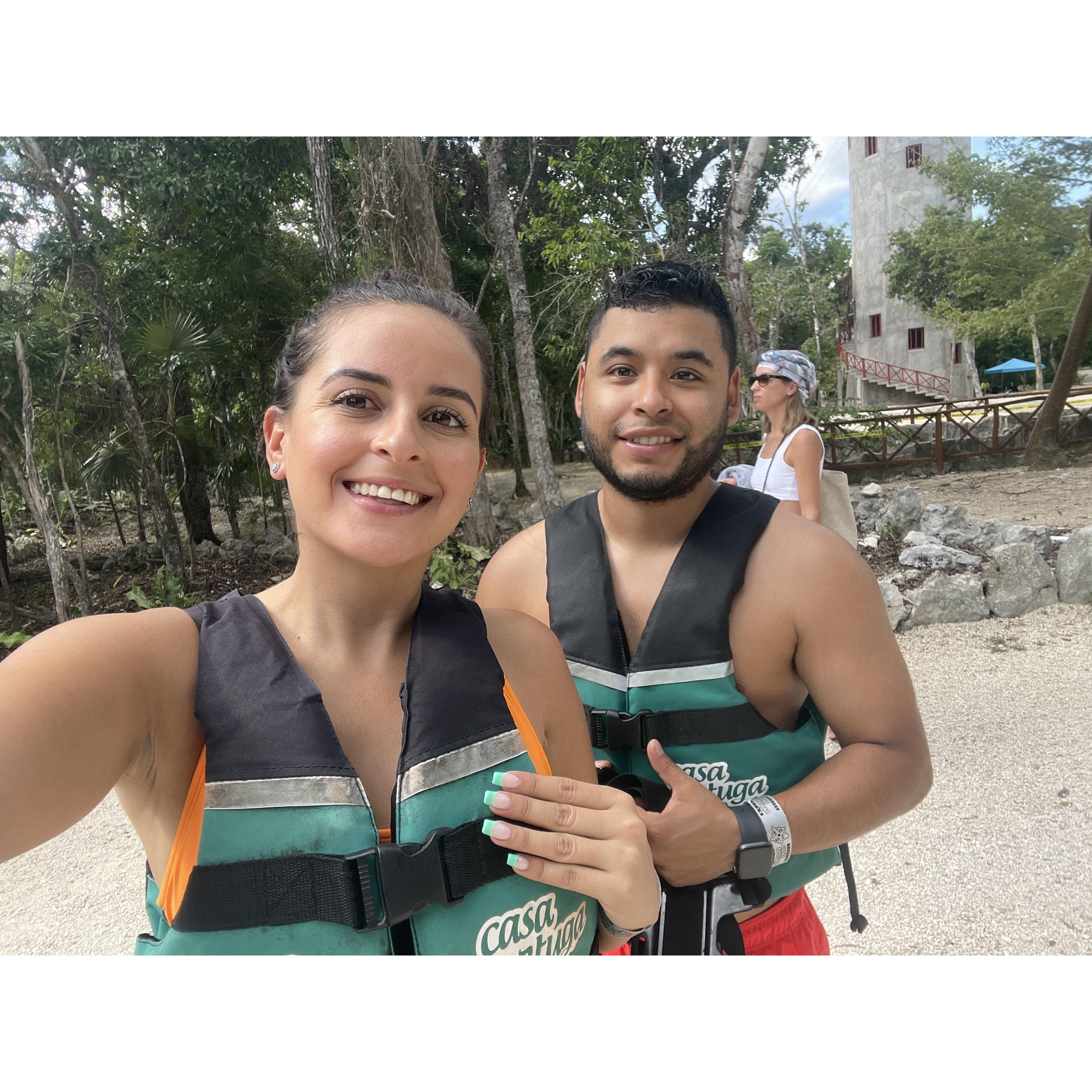 Exploring cenotes in Tulum, 2021