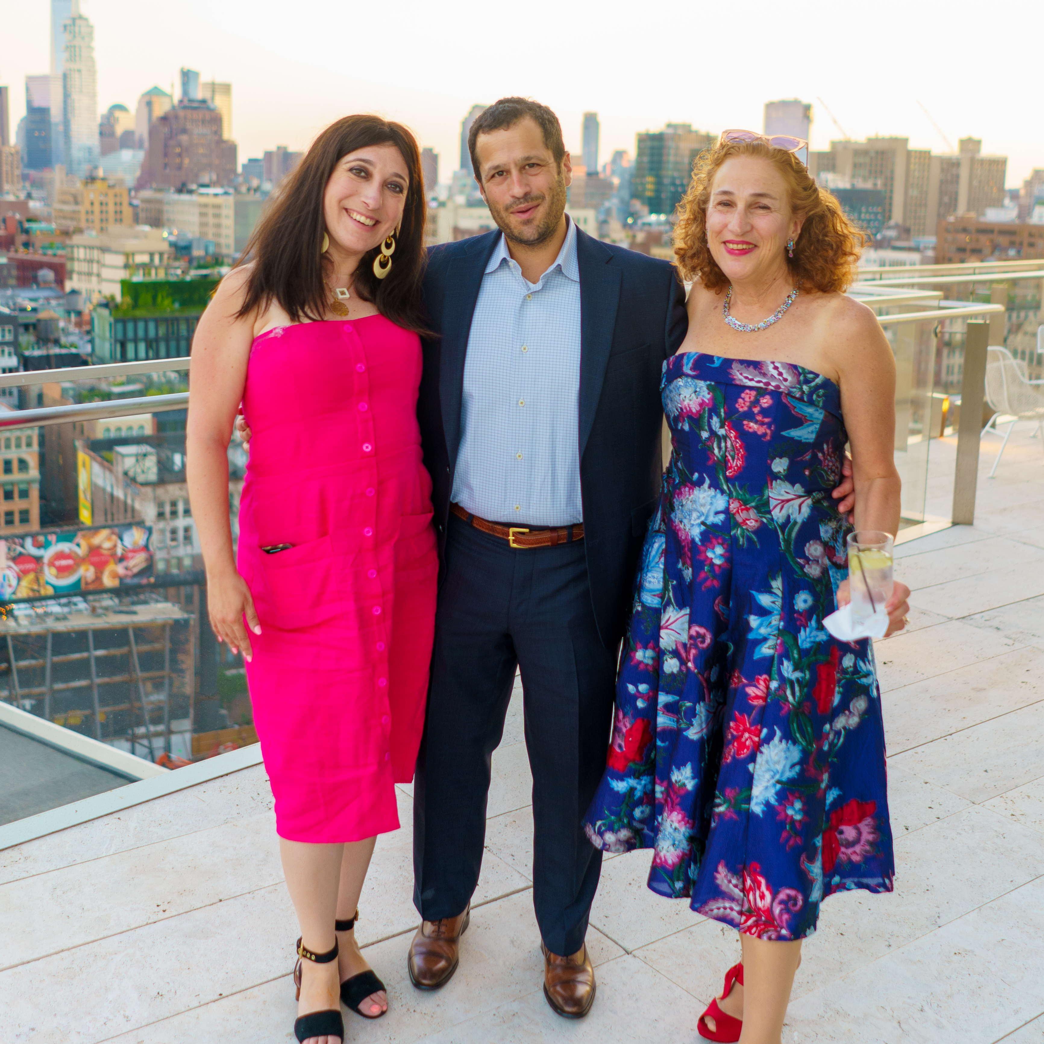 Robert and Jordan with Rochelle at Josh and Margo's wedding weekend in NYC.