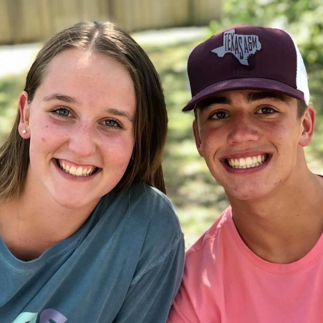 Our first picture together! This was in August 2020, about a month before we started dating officially. We spent the afternoon together in College Station while Brandt and his family were in Texas.