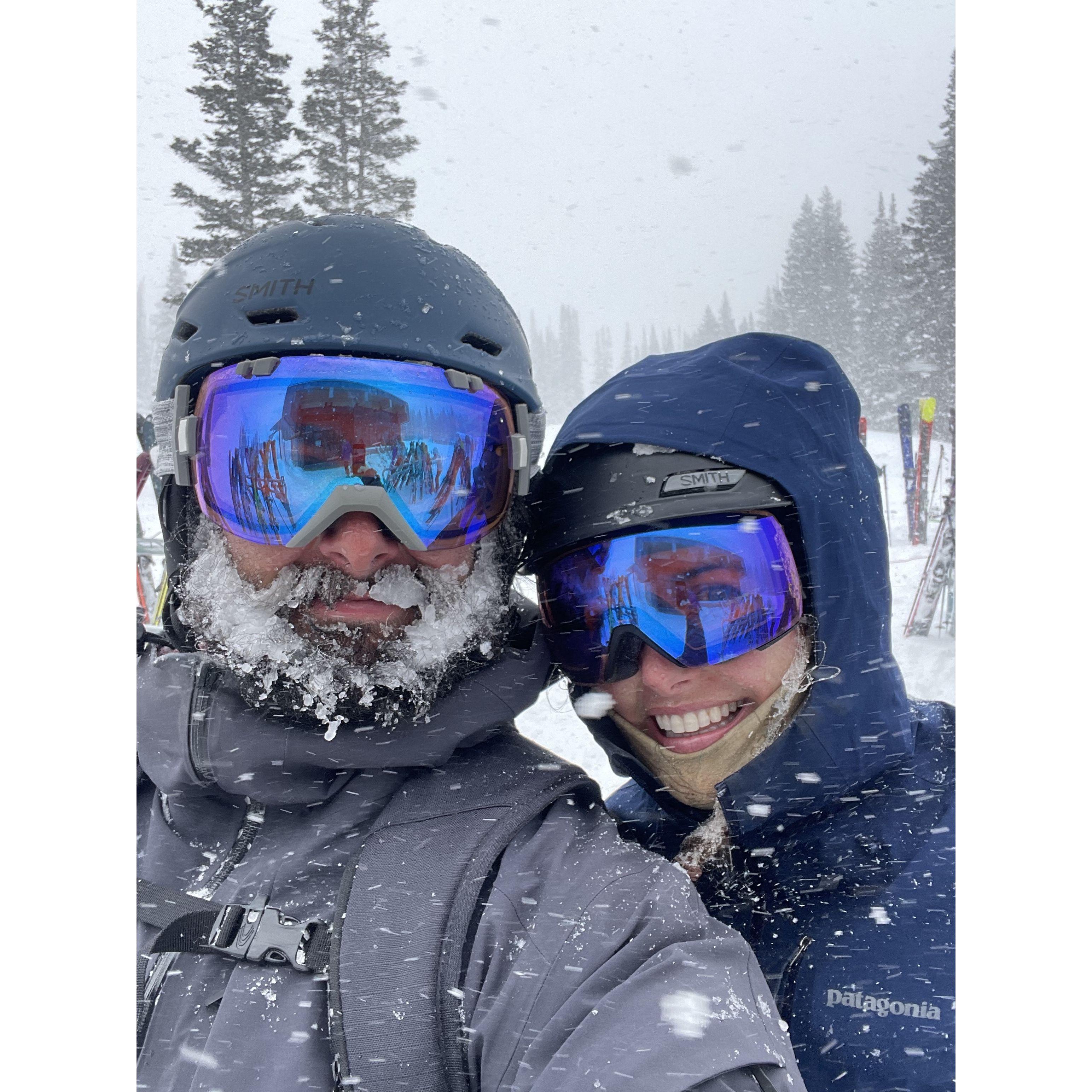 Pow day in Alta