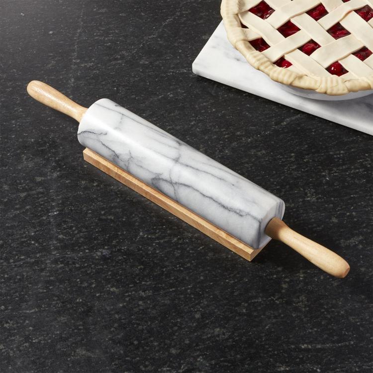 Crate and Barrel, French Kitchen Marble Paper Towel Holder - Zola