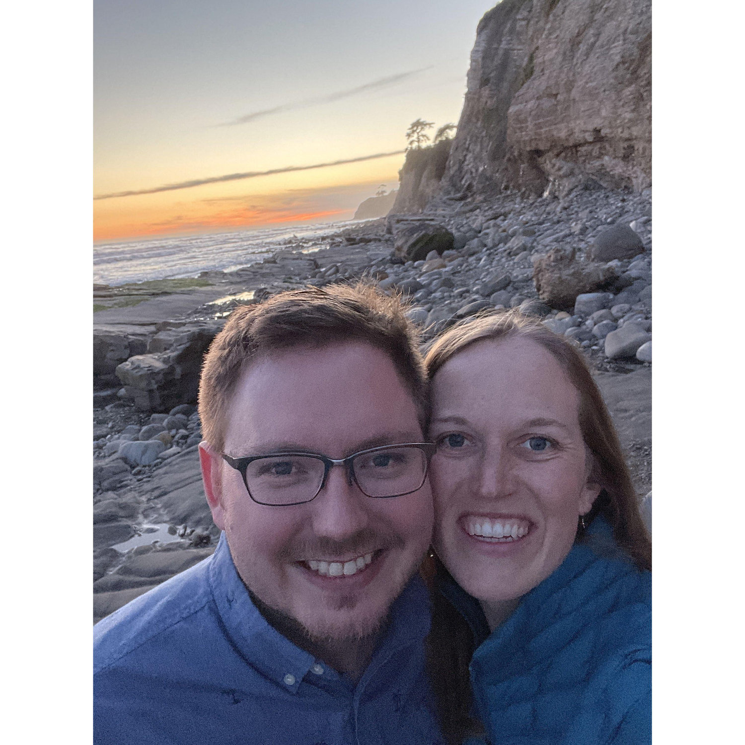 Santa Barbara at one of Lindsay's favorite sunset spots