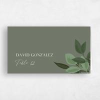 Green Wedding Place Card - Summerlin