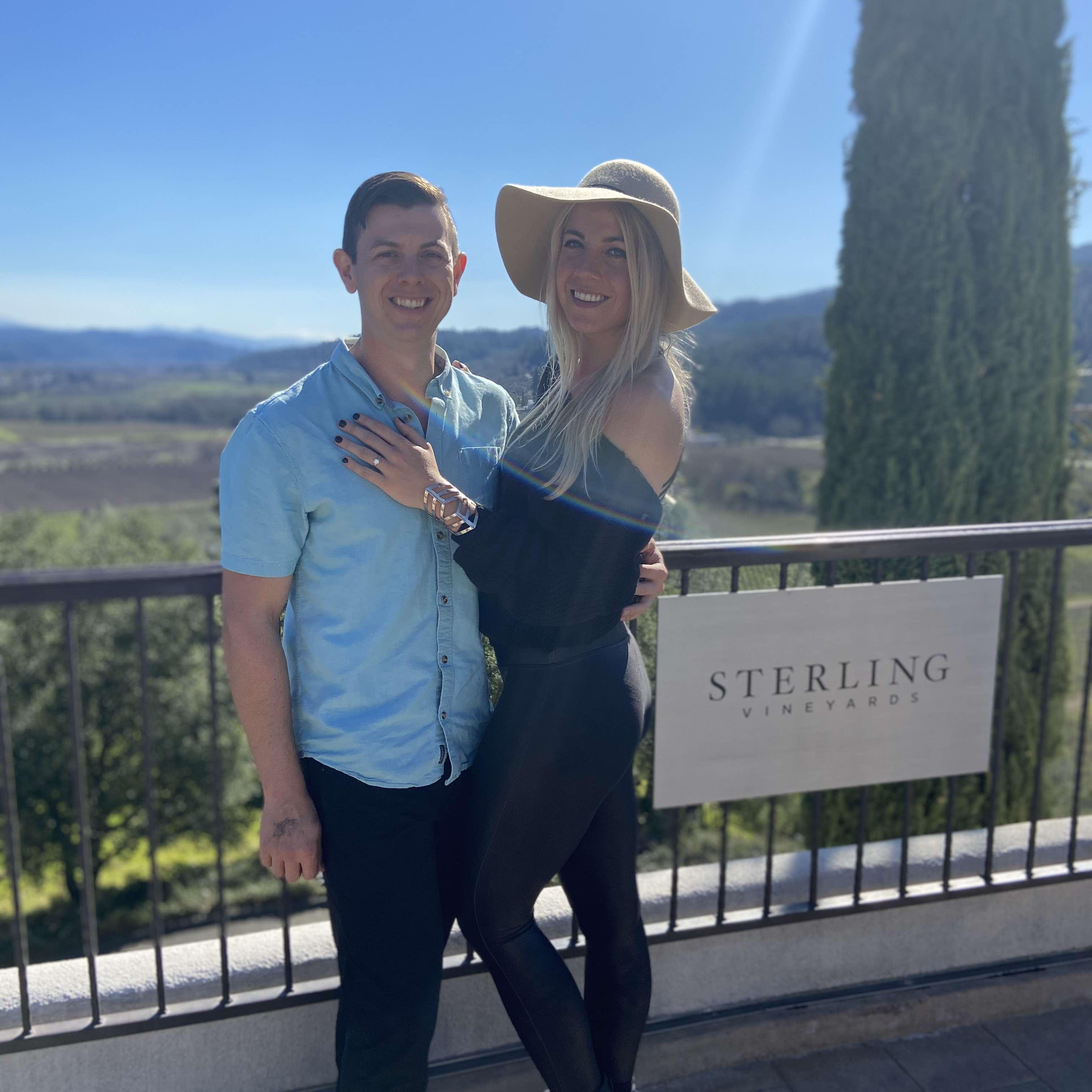 Taken right after Adrian proposed <3 02/08/20