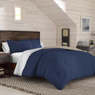 Solid Dress Reversible 7-Piece Bed in a Bag Set